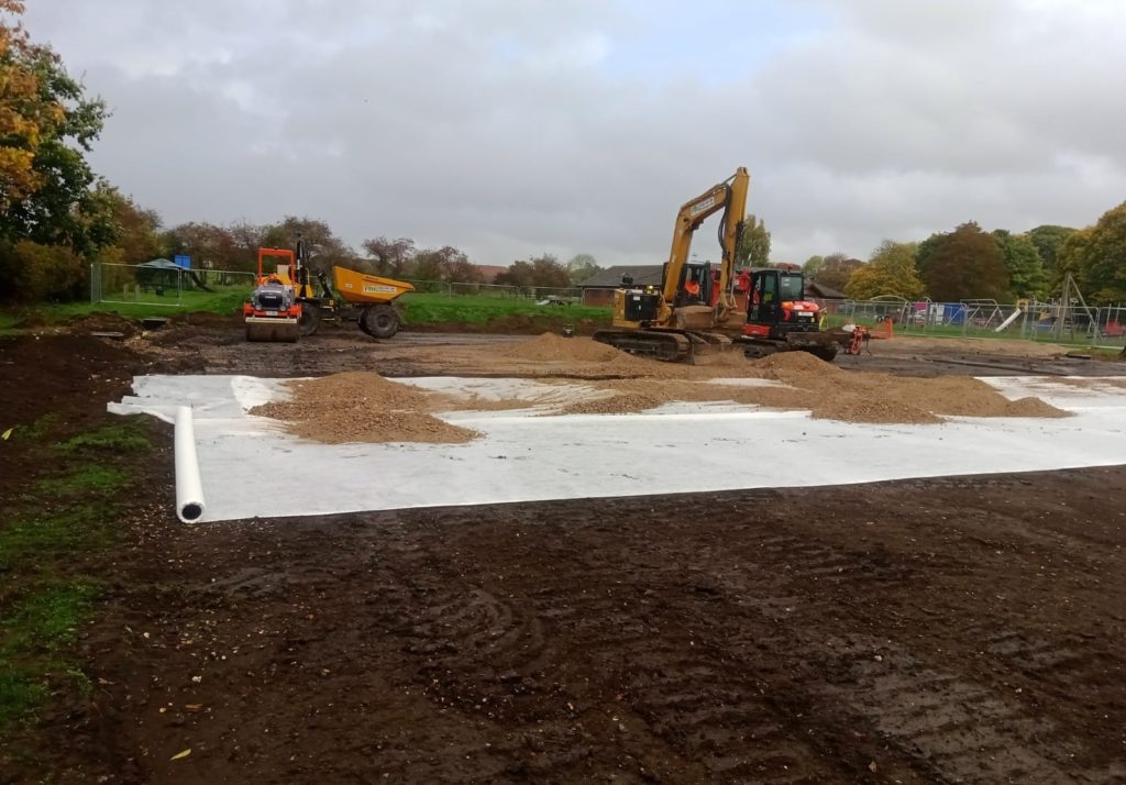 MUGA Construction by Fieldform