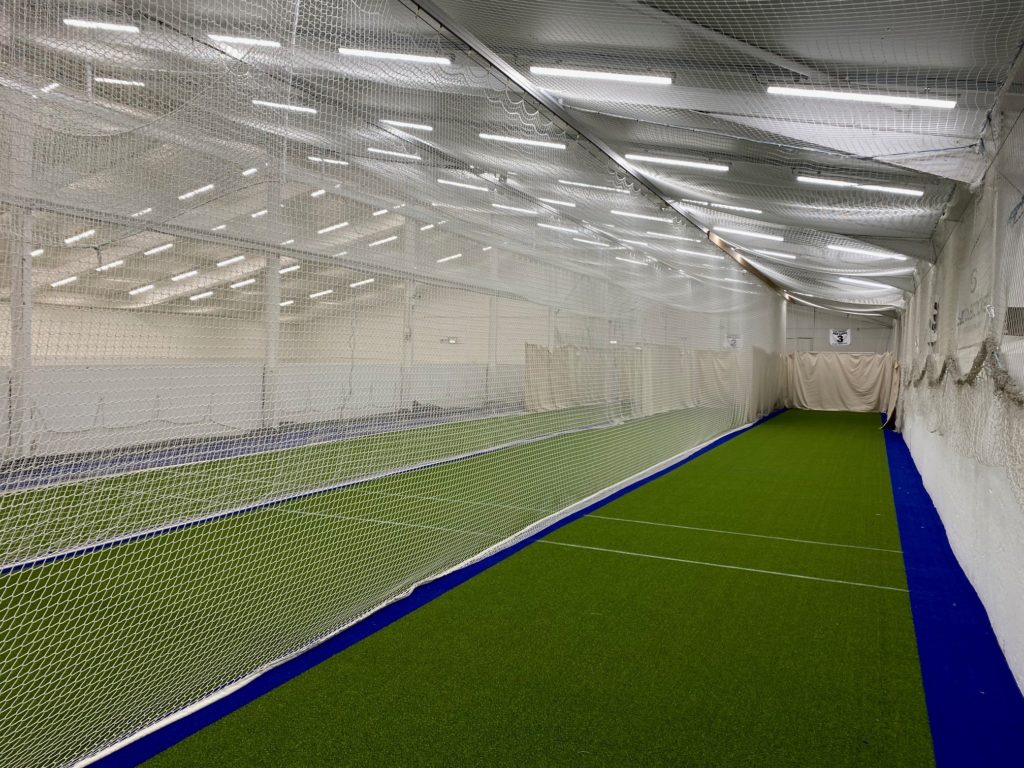 Indoor cricket net resurface